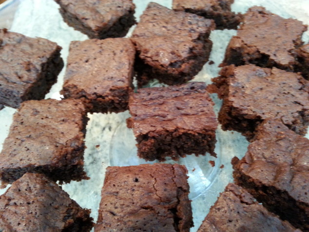 chocolate chocolate chip brownies