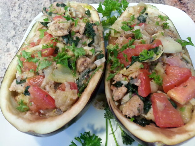 eggplant stuffed