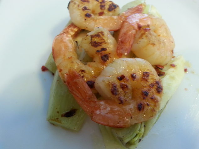 wasbi spiced shrimp