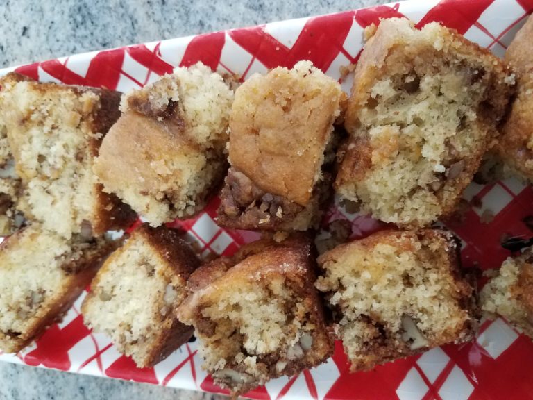 Sour Cream Cinnamon Pecan Coffee Cake › Healthy Old Broad