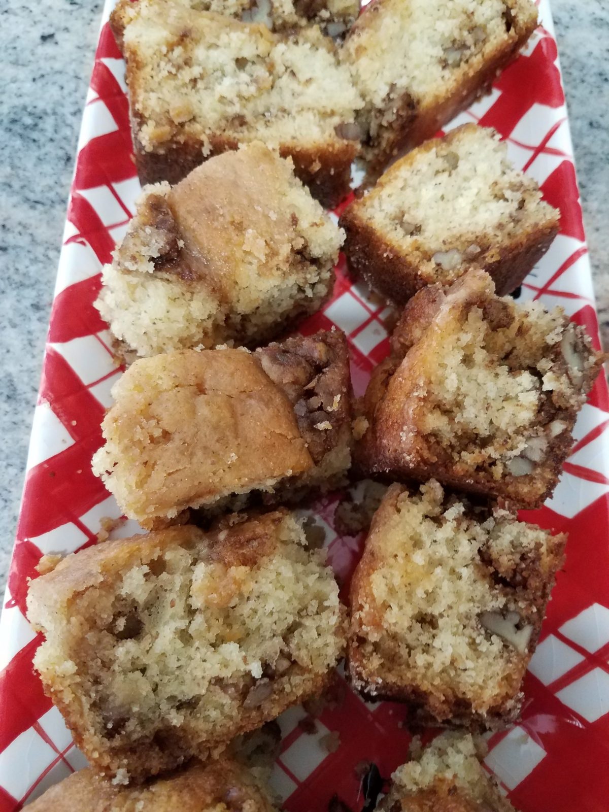 Sour Cream Cinnamon Pecan Coffee Cake › Healthy Old Broad