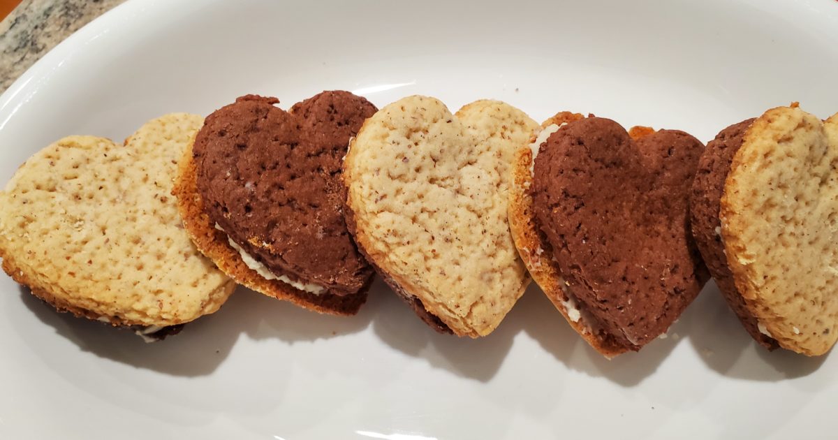 CHOCOLATE VANILLA BUTTERCREAM SANDWICH COOKIES Healthy Old Broad